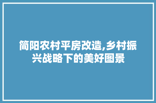 简阳农村平房改造,乡村振兴战略下的美好图景