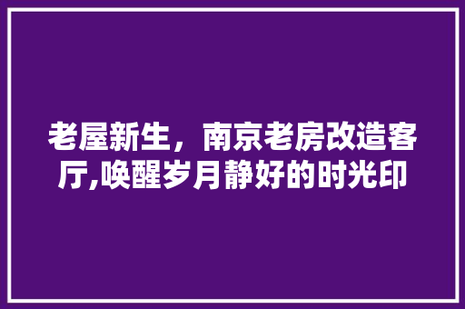 老屋新生，南京老房改造客厅,唤醒岁月静好的时光印记
