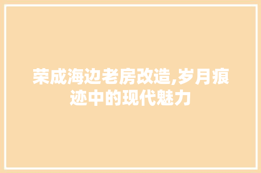 荣成海边老房改造,岁月痕迹中的现代魅力
