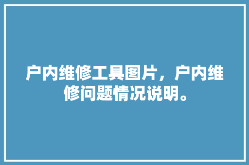 户内维修工具图片，户内维修问题情况说明。 户内维修工具图片，户内维修问题情况说明。 户内维修