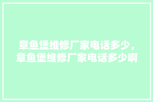 章鱼堡维修厂家电话多少，章鱼堡维修厂家电话多少啊。 章鱼堡维修厂家电话多少，章鱼堡维修厂家电话多少啊。 家电维修