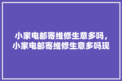 小家电邮寄维修生意多吗，小家电邮寄维修生意多吗现在。 小家电邮寄维修生意多吗，小家电邮寄维修生意多吗现在。 家电维修