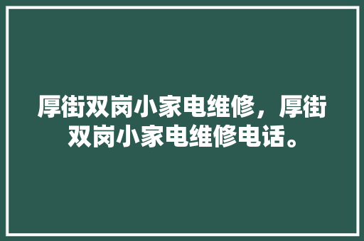 厚街双岗小家电维修，厚街双岗小家电维修电话。 厚街双岗小家电维修，厚街双岗小家电维修电话。 家电维修