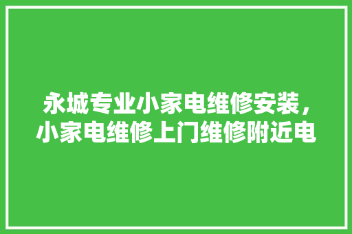 永城专业小家电维修安装，小家电维修上门维修附近电话。 永城专业小家电维修安装，小家电维修上门维修附近电话。 家电维修
