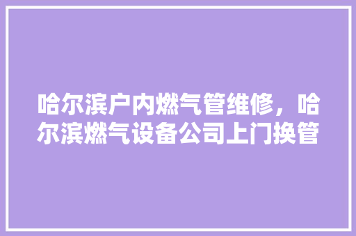 哈尔滨户内燃气管维修，哈尔滨燃气设备公司上门换管。 哈尔滨户内燃气管维修，哈尔滨燃气设备公司上门换管。 户内维修