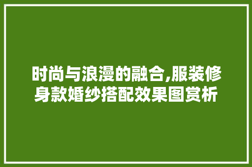 时尚与浪漫的融合,服装修身款婚纱搭配效果图赏析 时尚与浪漫的融合,服装修身款婚纱搭配效果图赏析 墙体维修