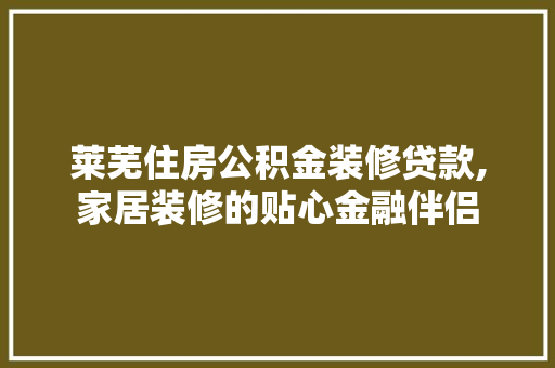 莱芜住房公积金装修贷款,家居装修的贴心金融伴侣 莱芜住房公积金装修贷款,家居装修的贴心金融伴侣 厨房维修